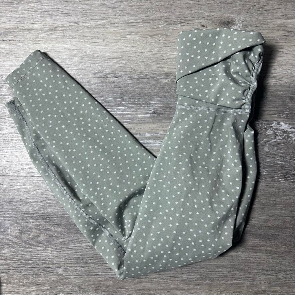 Nike Yoga Dri-Fit High Rise 7/8 Leggings Polka Dot - Picture 8 of 8
